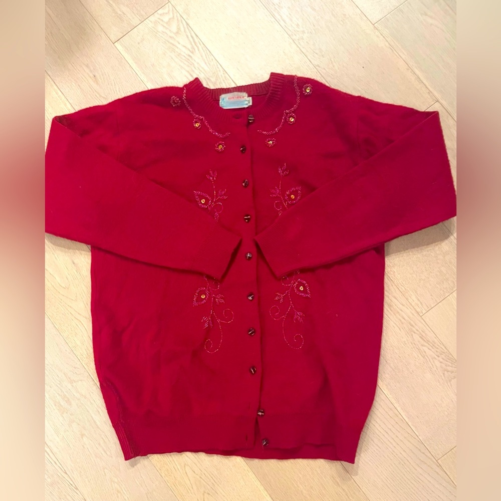 Vintage Beaded and Sequinned Cardigan